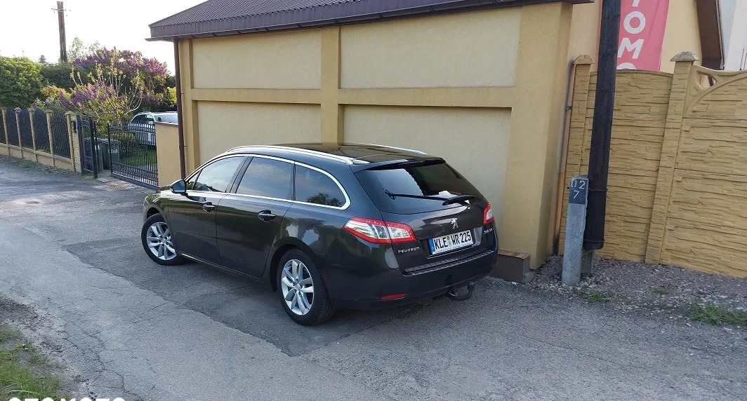 Peugeot 508 cena 35555 przebieg: 279000, rok produkcji 2014 z Miasteczko Śląskie małe 326